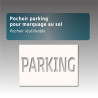 Pochoir PARKING pour marquage au sol